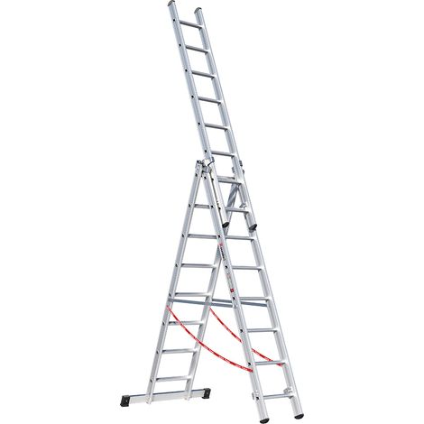 Euroline Premium 307 Mehrzweckleiter 3x8 Sprossen (1/5)