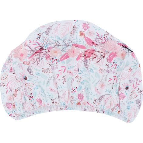 Housse de matelas pour berceau bébé imprimée couronne, drap-housse respirant en coton pour lit de bébé, taille standard berceau (1/5)