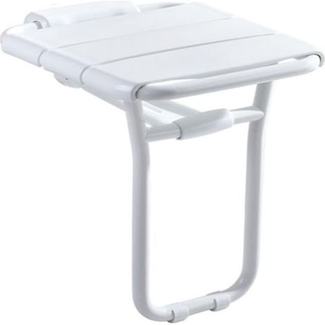 Tabouret De Douche Mural Pliable - Acier Inoxydable Et Siège ABS - Charge Max 150 Kg - Antidérapant - Pour Personnes Âgées Ou À Mobilité Réduite - 1 Pièce