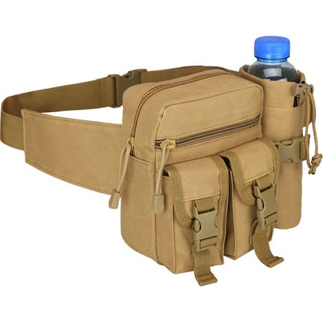 Banane utilitaire de bricolage tissu Oxford 800D étanche, sac à taille multifonction avec poche latérale modulable pour outils et accessoires (1/5)