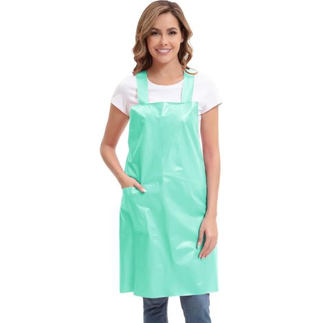 Tablier imperméable pour femme, tablier de cuisine léger en TPU (1/5)