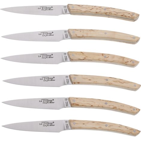 Jean Dubost - Coffret de 6 couteaux Thiers