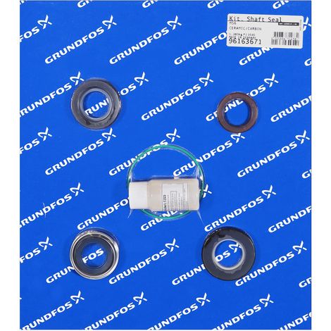GRUNDFOS Kit de pièces de rechange Joint mécanique Jeu de réparation GLRD MS6 Céramique/Carbone, 96163671