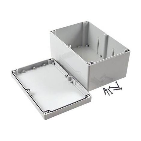 Hammond Electronics 1555VBGY Boîtier universel 240 x 160 x 120 ABS gris 1 pc(s) (1/2)