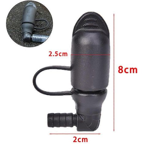 poche à eau extérieure avec valve de morsure en silicone, système d'hydratation pour sac à dos, embout pour poche à eau