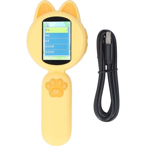 Loupe numérique pour enfants, écran IPS de 2 pouces, résolution 1MP, Zoom 4X, Microscope électronique portatif avec 8 lumières LED jaunes (1/5)