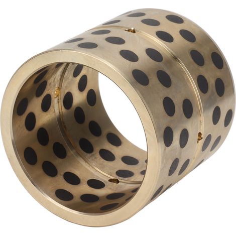 Bague de palier autolubrifiante, résistante à l'usure, douille en alliage de cuivre sans huile pour excavatrice Hitachi 200, 210, kit de 2 pièces (1/5)