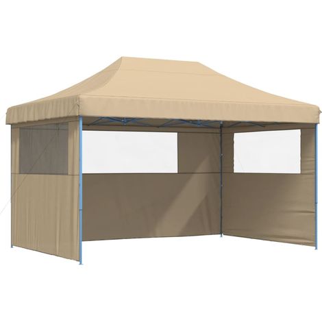 Tonnelle de jardin,Tente de réception pliable escamotable avec 3 parois latérales CFW63905 (1/5)