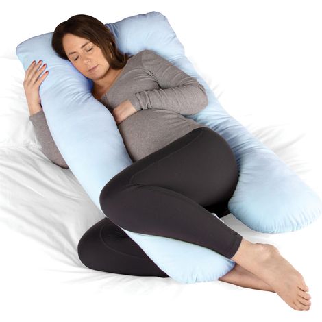 Dreamcatcher Pregnancy Pillow Micro Fleece Maternity Nursing Cushion - Blue (1/5)