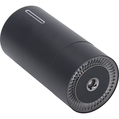 Humidificateur de parfum pour voiture USB à 3 vitesses réglables, humidificateur d'aromathérapie portable à induction automatique avec lumière colorée, noir (1/5)
