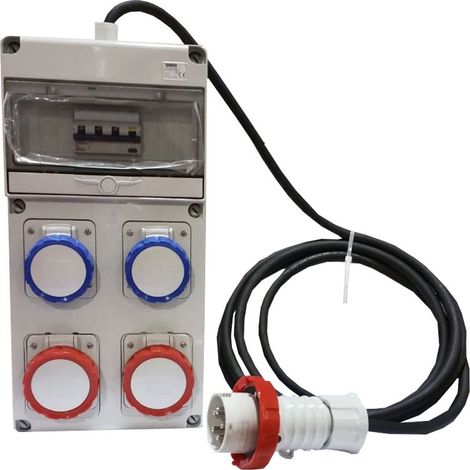 Q-DIN 10 ASC:4PR.IEC309 IP65 MOBILE GEWISS GW68204N (1/5)