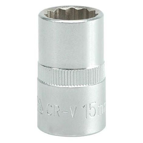 Yato-Steckschlüssel 12K 1/2" kurz 15 mm