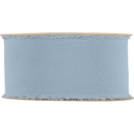 Piovaccari Nastro Organdy Ribbon H 50 Mm 10 Mt Smokey Blue