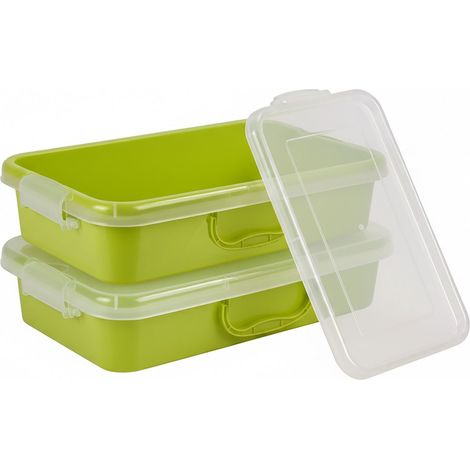 Sandkasten mit Deckel - 2-teiliges sensorisches Spielset