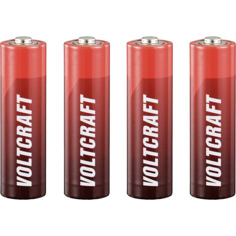 Pile LR6 (AA) VOLTCRAFT Industrial LR6 alcaline(s) 3000 mAh 1.5 V 4 pc(s) S156272 (1/4)