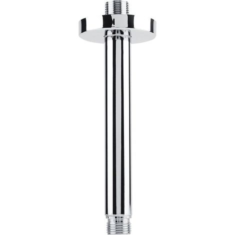 Runder Duscharm aus Edelstahl, 15 cm, zur Decken-/Wandmontage für Badezimmer (1/5)