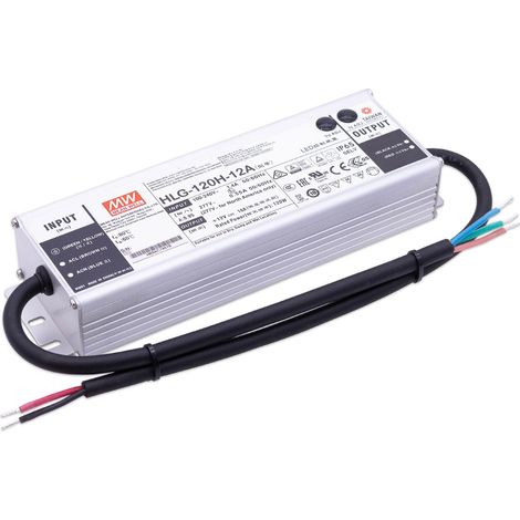Mean Well HLG-120H-12A LED Netzteil 120W 12V 10A IP65 Schaltnetzteil CV (1/4)