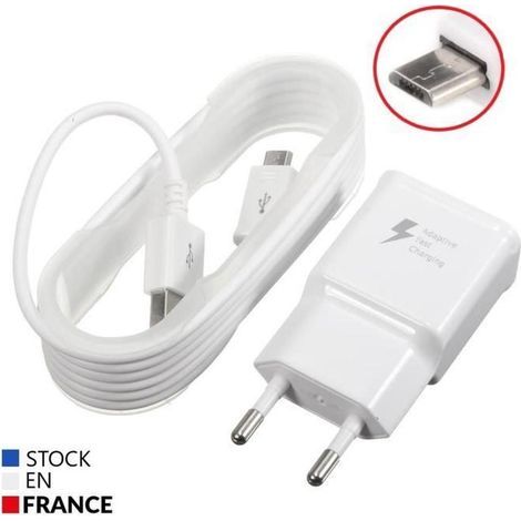 Laddare + Kabel för Huawei P20 Pro Snabbladdare Ultra kraftfull och snabb NY GENERATION 3A med Micro USB-KABEL (1/4)