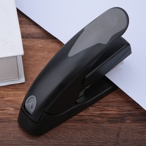 Agrafeuse pour Documents 20-40 Feuilles, Compatible Agrafes 24/6, 24/8, 26/6, 26/8 - Machine à Relier Papier Professionnelle (Noir) (1/5)