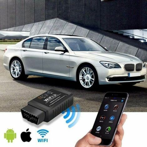 Valise de Diagnostic Auto OBD2 - Adaptateur WiFi OBD, Scanner de Codes de Défaut Multimarque, Outils de Diagnostic Moteur (1/4)