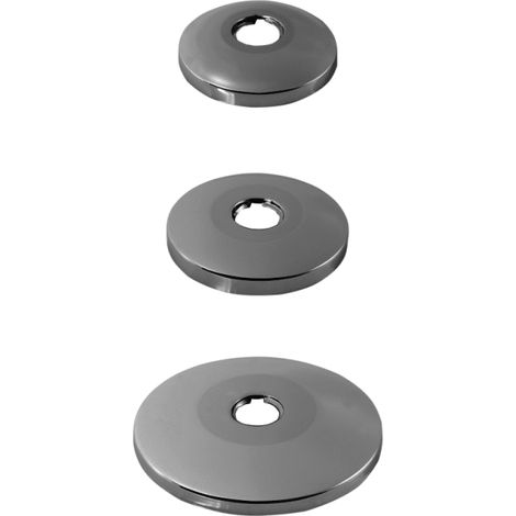 Gewinderosette 90mm x 3/4"(27mm) x 15mm verchromt