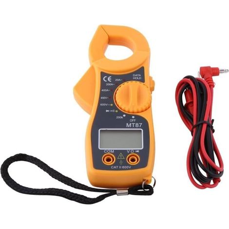 Trywise Pince Ampèremétrique Numerique, Multimetre Professionnel Automatique AC DC Voltmètre Amperemetre Pince de Courant Pinces Ohmmètre Volt Tester LCD Meter Pocket Digital Multi Tester (1/4)