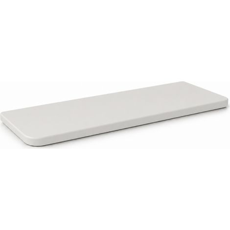 Estante de Pared, Estante Suspendido, Fijación Oculta, Balda de Pared, Kit de Tacos Incluido, Blanco, 76x18x1,8 cm (1/4)