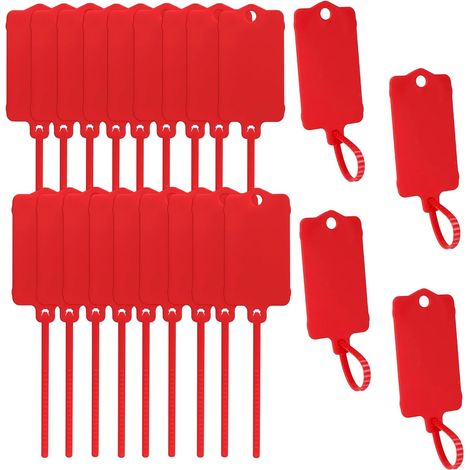 120 Stück Kunststoff Etiketten, Kabelbeschriftung, Versandanhänger Kabelbinder mit Markierungsfeld – beschriftbar, stabil, vielseitig. Ideal für Ausrüstung, Zubehör, Schlüssel und Gepäck (1/5)