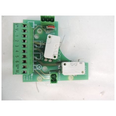 Kit carte électronique début de course - fin de course unipolaire FCU1 + DCU1 pour ISONE avec ventouse ALDES 11043406 (1/2)