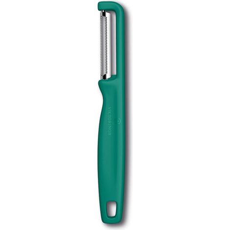 Victorinox Pelaverdure Lama Dentellata Doppio Taglio Acciaio Lota Verde (1/4)