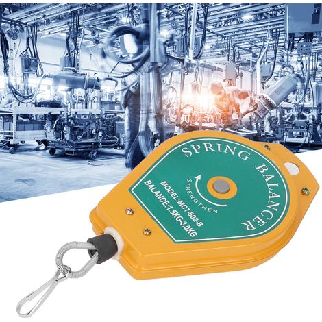 Équilibreur à ressort réglable en acier inoxydable, support d'outil suspendu 1,5 à 3 kg (1/5)