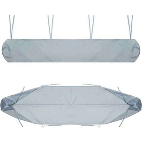 Staubdichte Schutzhülle für Markisen, einziehbarer Schutzhüllensack für Markisen mit Kordelzug, geeignet für Terrassen und Gärten im Freien (Größe: 3 Meter, Farbe: grau). (1/5)