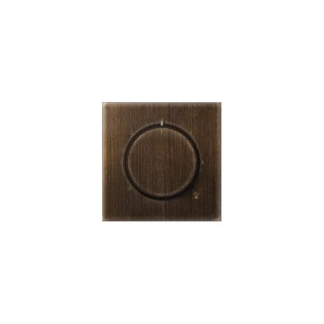 Jung Abdeckung für Thermostat, Serie LS, Messing antik ME 1749 AT (1/2)