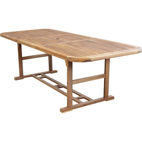 TURRIS - set tavolo in alluminio e teak cm 180/240 x 100 x 74 h con 8 sedie e 2 poltrone Mulier (1/4)