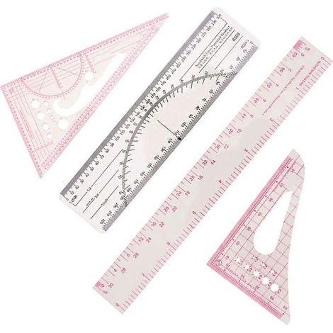 Voici une proposition de titre produit en français (caractères : 184) :

Kit de règles de couture pour création de mode, outil de mesure de couture ewing, règle de tailleur et accessoire de patronage (1/4)