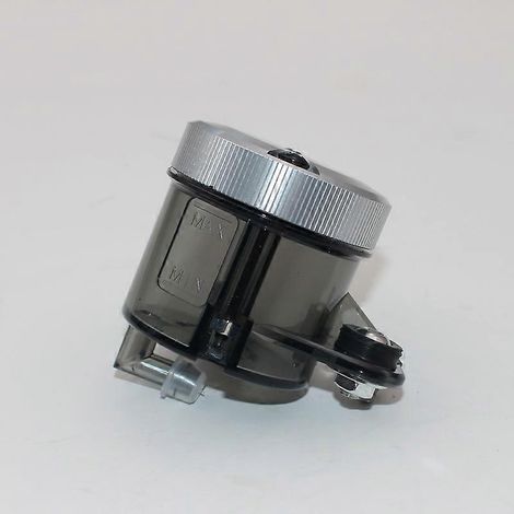 Pot d'huile de frein de moto, godet d'huile modifié, grand godet d'huile à poussoir direct, couvercle de godet d'huile modifié CNC (1 argent) (1/5)