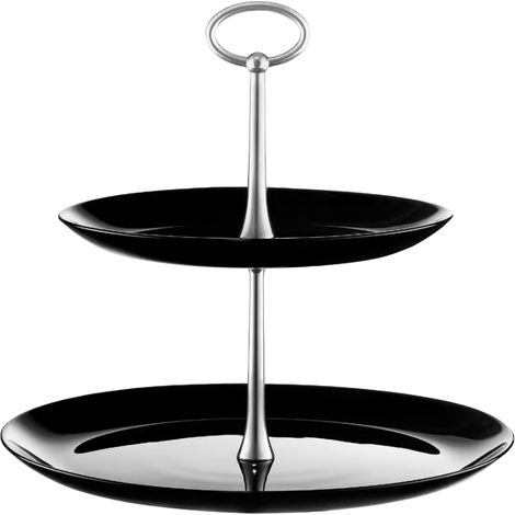 Plato negro de dos niveles Ambition Valencia (5904134330130)