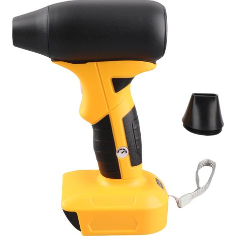 Ortviai Souffleur Électrique Portatif 18 V, Moteur Sans Balais 130 000 tr/min, Jaune – Pour Nettoyage Auto et Extérieur (1/5)