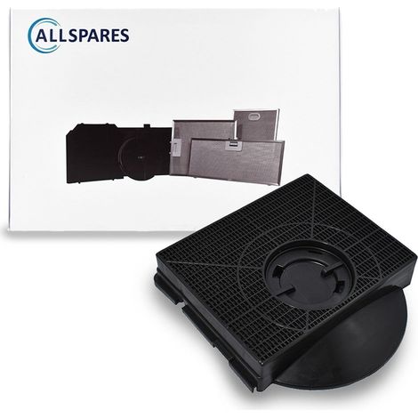 AllSpares Filtre à charbon pour hottes aspirantes adapté pour Elica F00189/S / Type 303, Whirlpool 484000008581, AEG 902979360/2 et Nyttig FIL 558 (213x207x41mm) (1/5)