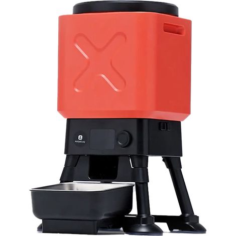 Petoneer Titan 14L distributore di cibo e acqua per cani e gatti Acrilonitrile butadiene stirene (ABS) Nero, Rosso Cane