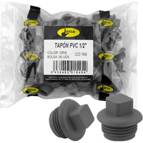 PVC-Stecker – 1/2 Zoll – 50 Stück, TUGRISAN