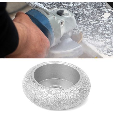Meule diamantée brasée de 7,3 cm, meule abrasive Rome pour pierre, marbre et céramique 3,0 cm (1/5)