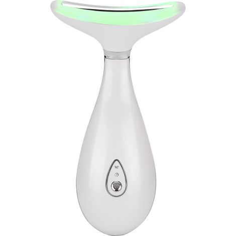 Soin du cou anti-rides appareil photothérapie LED massage fermeté lifting visage cou blanc (1/5)