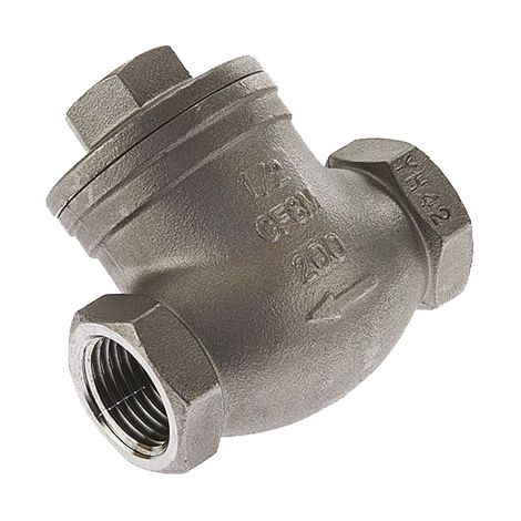 Clapet antiretour en Acier inoxydable RS PRO BSP 2" ( Prix pour 1 )