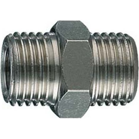 10PZ NIPLES DI COLLEGAMENTO - attacco 3/8"M - 1/4"M art.33/N5