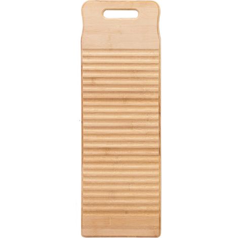 Planche à laver en bois avec poignée ronde, lavage à Percussion à la main pour le linge à la maison et les vêtements, pratique et épaisse, disponible (1/5)