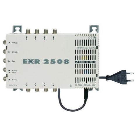 Kathrein KATHREIN EXR 2508 - 5 entrées - 8 sorties - 950 - 2150 MHz - 5 - 862 MHz - 5 - 0 dB - IP30 (20510095)