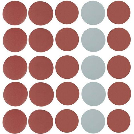Papier à Poncer 25pcs Coloré 800 1000 1500 2000 3000 Mélanger Poncer Sander Disque Ponçage Papier Tampons Papier abrasif Ensemble de Ponçage pour le Ponçage Polissage Derusting (1/4)