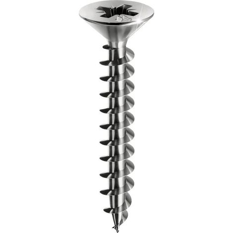 Vis terrasse inox panelvit tête fraisée empreinte pz - Diamètre : 4 mm - Filetage : Partiel - Longueur : 60 mm - (1/3)