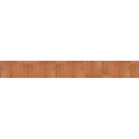 vidaXL Tappeto Rettangolare Marrone 60x500 cm in Bambù